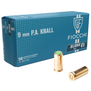 Fogueo Fiocchi calibre 9mm 50 Unid.