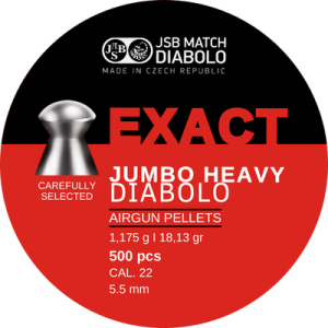 LATA POSTONES JSB JUMBO DIABOLO CALIBRE 5.5 PESO 18.13 GR 500 UNIDADES