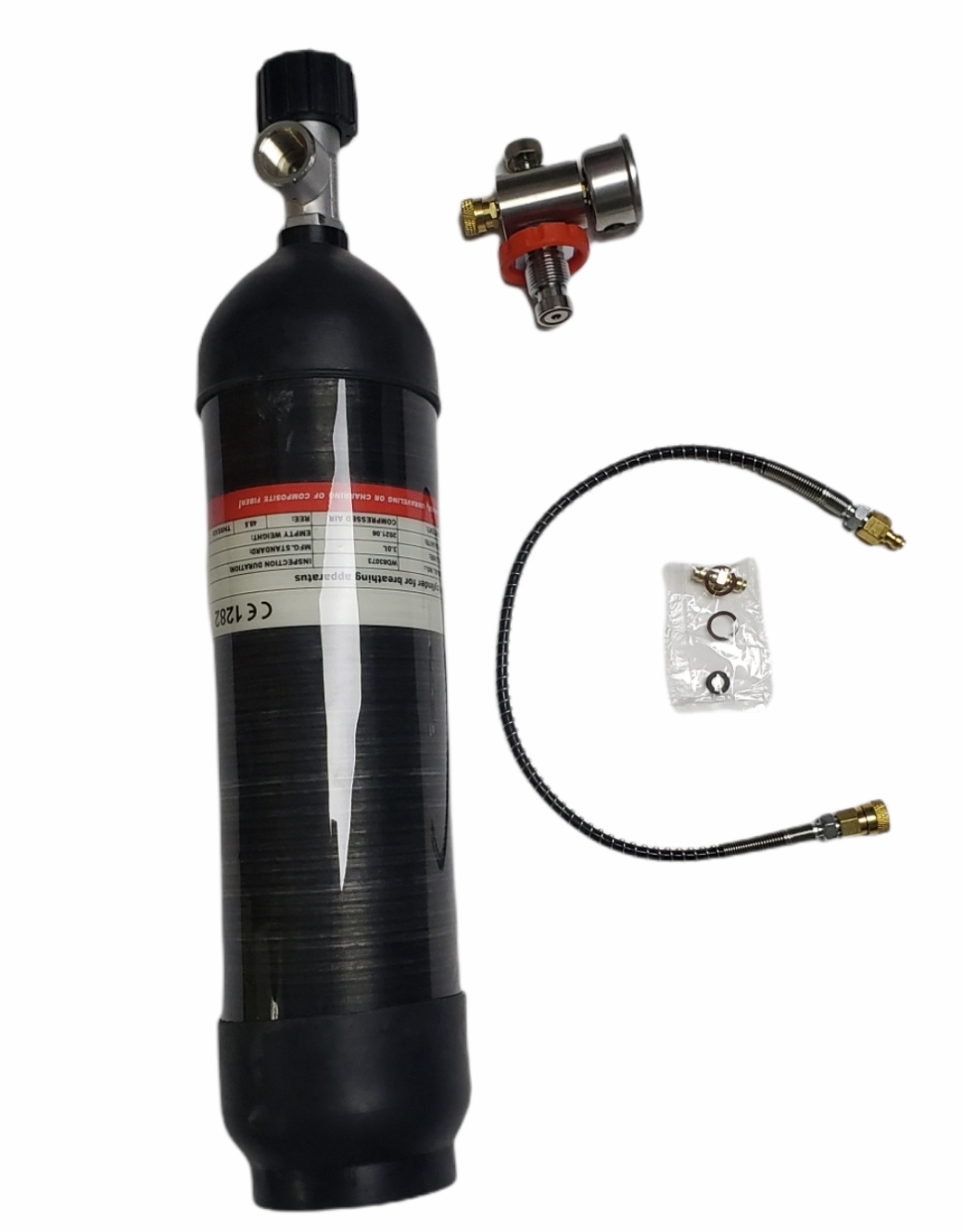 Scuba Apolo 3 Lt fibra de carbono + din