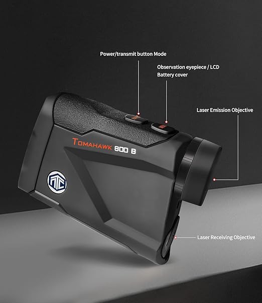 TELEMETRO TOMAHAWK RANGE FINDER LASER 800B - Imagen 2