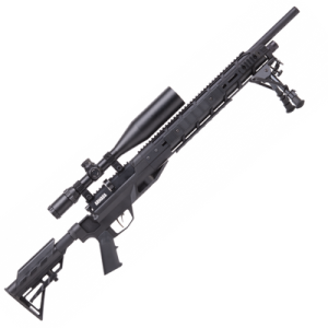 🔥¡OFERTA ESPECIAL! KIT RIFLE PCP BENJAMIN ARMADA CAL 5.5 SINTETICO 305 M/S 28 J + FUNDA Y POSTONES