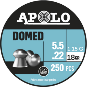 Lata poston Apolo Domed 18 grains calibre 5,5