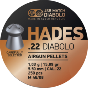 Lata postón Jsb Hades 15,89 grains calibre 5,5 / 250 unid.