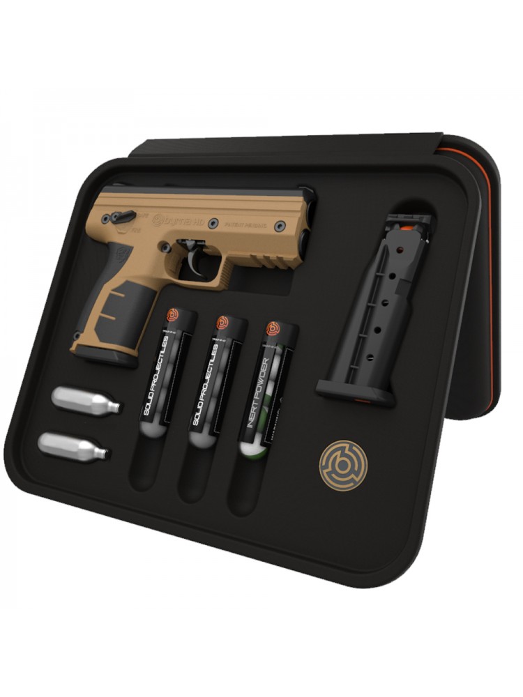 Kit Pistola traumática Byrna Sd xl tan calibre .68 + 10 Co2 - Imagen 3