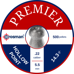 🔥¡OFERTA ESPECIAL! Lata poston Crosman Premier 14,3 grains calibre 5,5 / 500 unid.