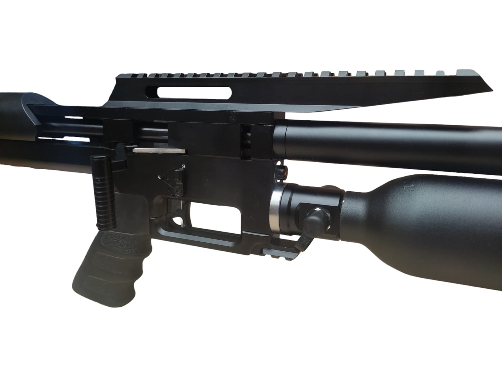 RIFLE PCP SNOWPEAK M60B CAL. 5,5 + FUNDA Y POSTONES DE REGALO (INCLUYE SUPRESOR) - Imagen 6