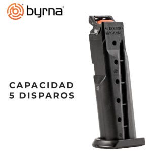 CARGADOR PISTOLA BYRNA 5 TIROS DE CAPACIDAD