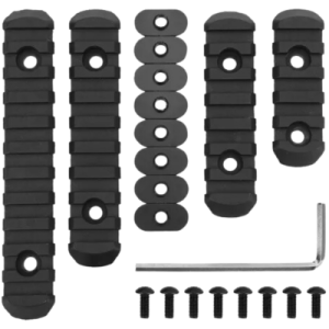 Set riel picatinny 4 piezas