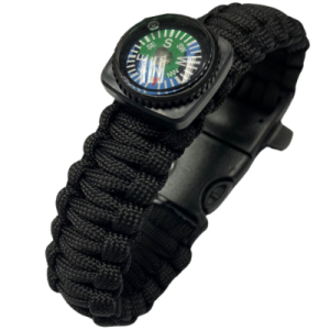 Pulsera paracord tactica con brujula