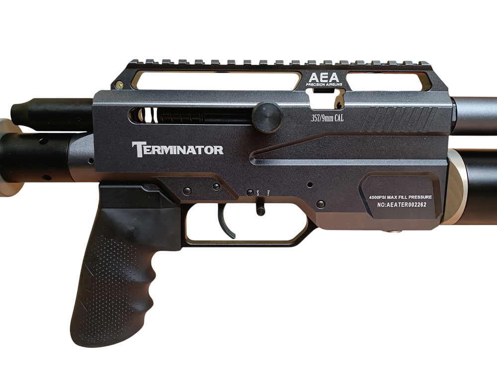 🔥¡OFERTA ESPECIAL! Rifle pcp Aea Terminator semi-auto GEN 2 calibre 9mm INCLUYE POSTONES JSB - Imagen 3
