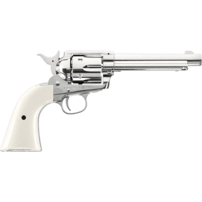 Revolver Colt Saa .45 - nikel calibre 4.5 mm poston 3J - Imagen 2