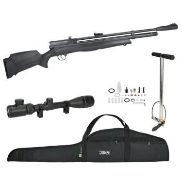 🔥¡OFERTA ESPECIAL! KIT RIFLE T-REX BOMBIN + MIRA + MONTURA + FUNDA Y POSTONES