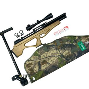 🔥¡OFERTA ESPECIAL! KIT RIFLE P10 CAL. 5.5 + BOMBIN + MIRA 3-9X40 AOE + MONTURA + FUNDA + POSTONES