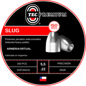 LATA POSTON TEC PREMIUM SLUG // 250 UNID // 25 GR CAL. 5,5
