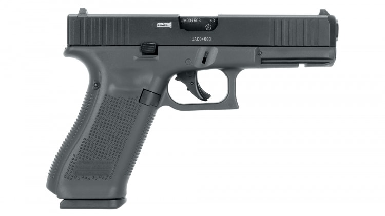 PISTOLA GLOCK 17 CAL. 43 TRAUMATICA 5 JOULE CO2 #2110000 - Imagen 3