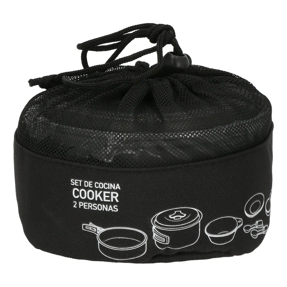 SET COCINA COOKER 2 PERSONAS GRIS DOITE - Imagen 3