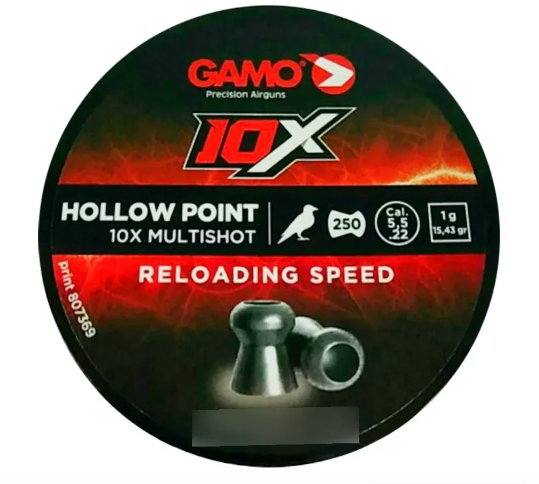 LATA POSTON GAMO 10x HOLLOW POINT CAL. 5,5 250 UNID.
