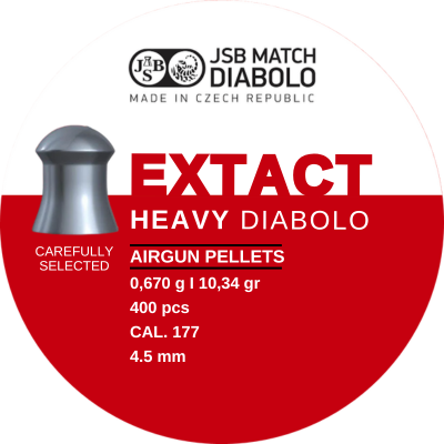 LATA POSTON JSB EXACT HEAVY CAL. 4,5 10,34 GRAINS 500 UNID.