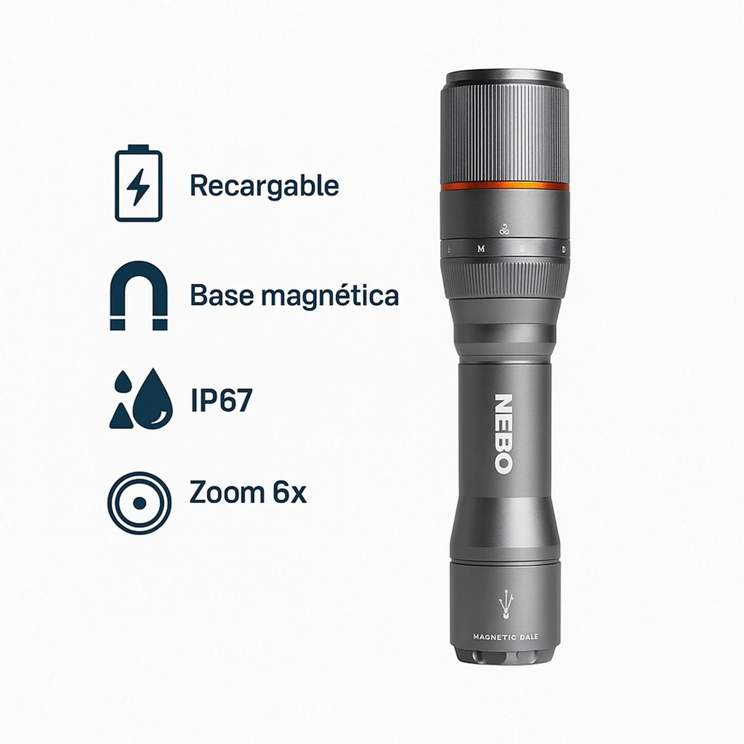 LINTERNA NEBO DAVINCI 1000 LUMENES - Imagen 2