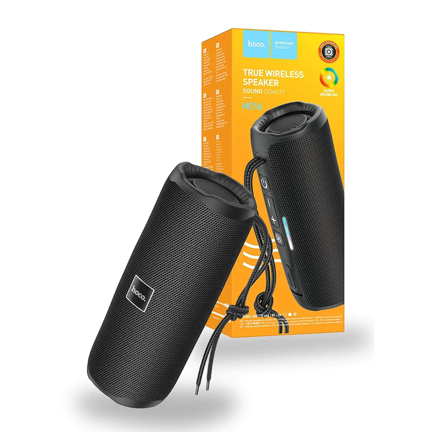 Parlante Hoco HC16 Vocal sports Bluetooth Negro #91450 - Imagen 3