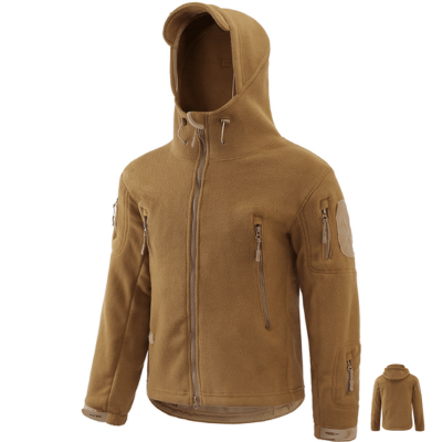 CHAQUETA POLAR FLECEE ESDY KHAKI T/L ROPA