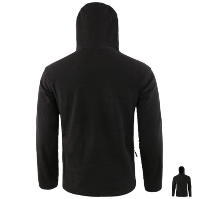 CHAQUETA POLAR FLECEE ESDY BLACK T/L - Imagen 2