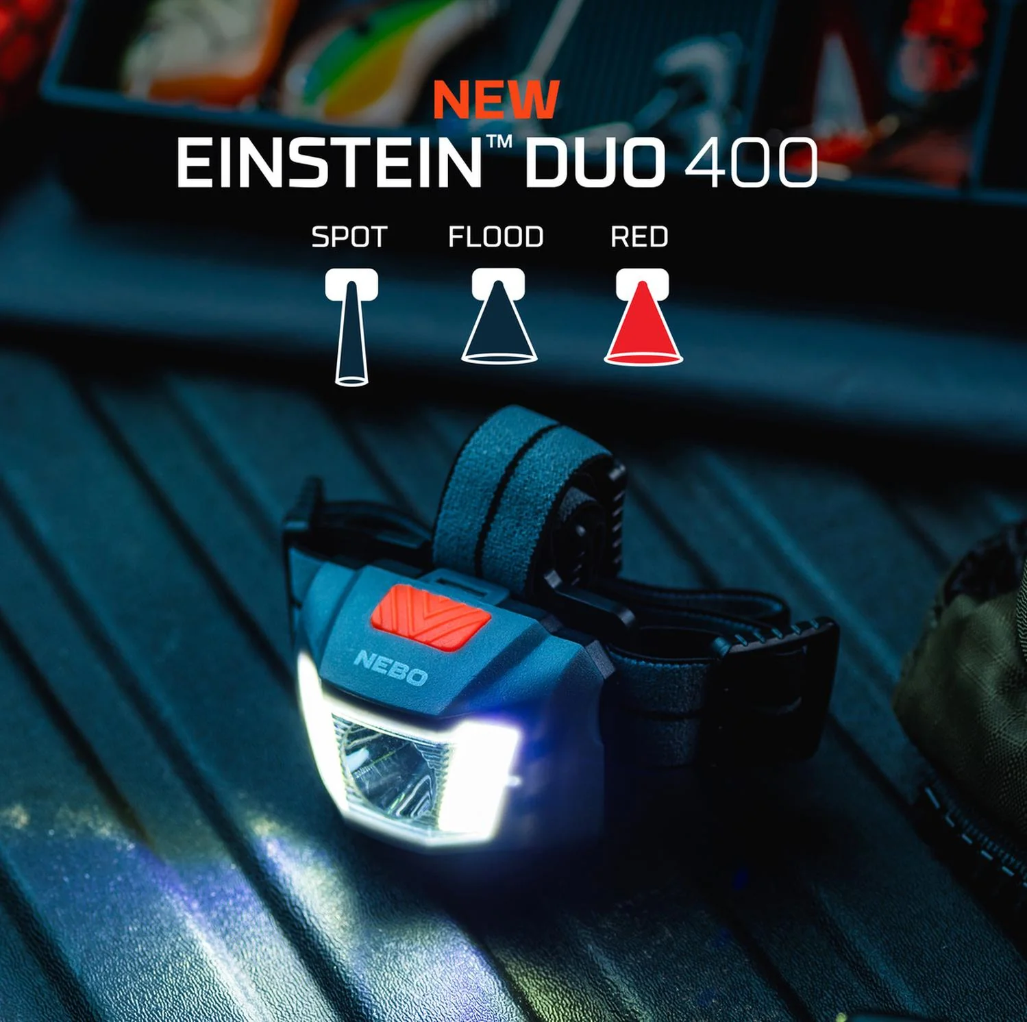 Linterna Frontal Recargable/Pilas NEBO Einstein DUO 400 Lúmenes - Imagen 3