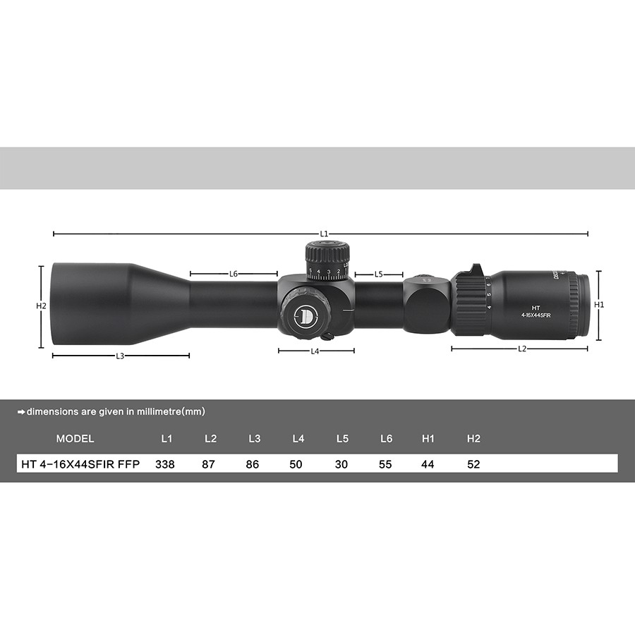 🔥¡OFERTA ESPECIAL! MIRA DISCOVERY MS 4-16X44SFIR SP.FOCAL / M34 - Imagen 2