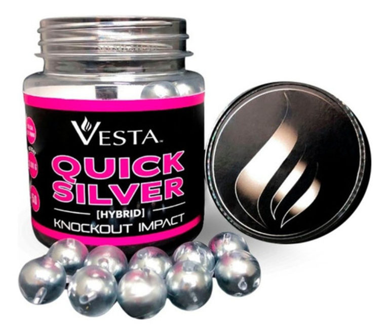 BALIN VESTA QUICKSILVER CALIBRE .50 TARRO 50 unid. (SOLO PARA VESTA)