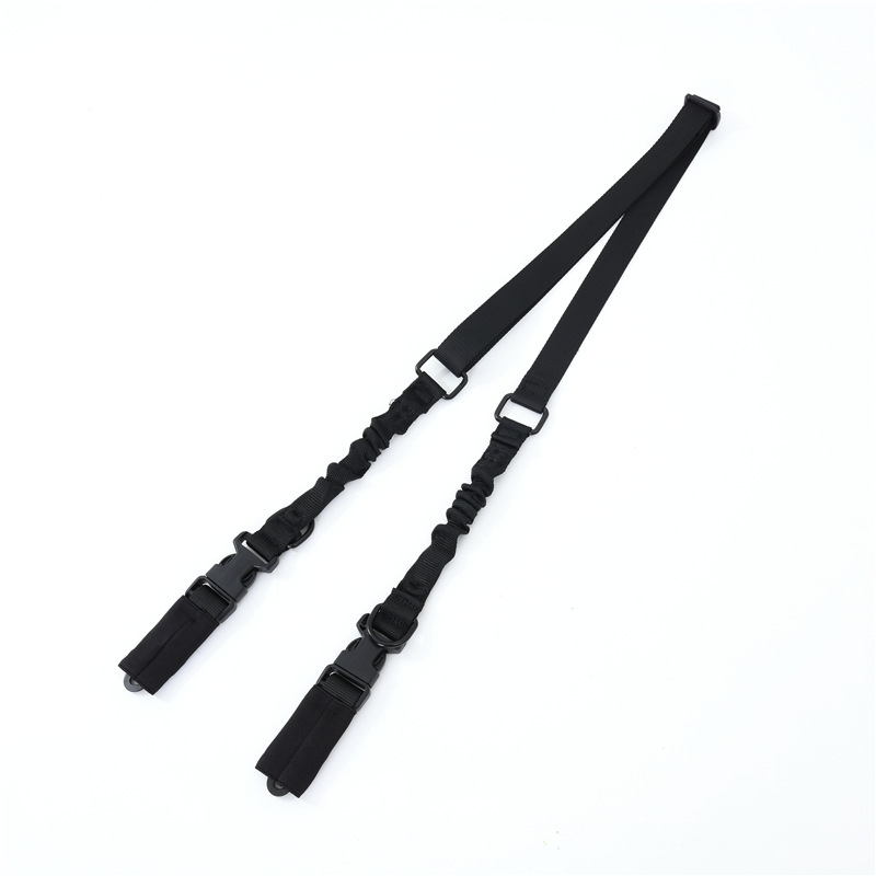 CORREA DE 2 PUNTAS CON BROCHE NEGRO DEFENSOR A-237-N
