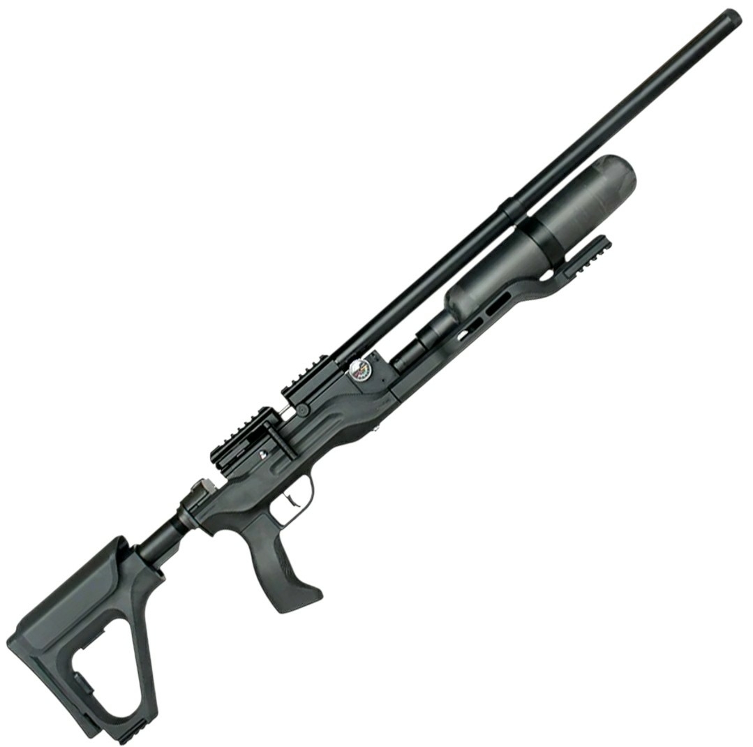 RIFLE PCP ACUTACT A1-B NOVA VISTA SINTETICO CAL. 6.35 mm. + FUNDA + POSTONES