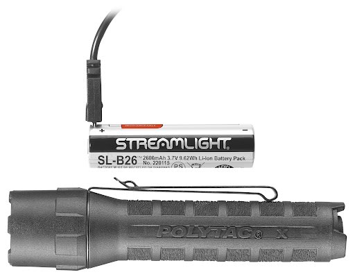 Linterna Streamlight modelo Polytac X USB color negro #88613