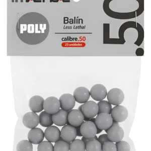 MUNICION TH TACTICAL TRAUMATICA CAL 0.50 PVC PACK 25 UNID. X 2